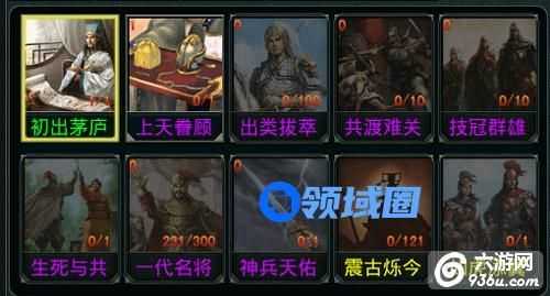 《帝王三国2》手游 修身成就攻略