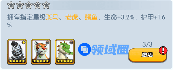 《宠兽争斗》手游 斑马羁绊加成介绍