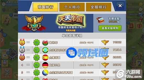 《天天帝国》手游 荣誉争夺战详解