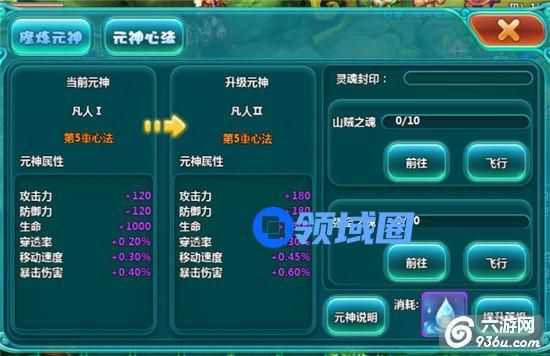 《凡仙》手游 元神系统详解