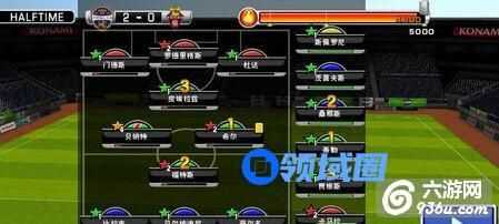 《实况俱乐部》手游 半场休息怎么换人介绍