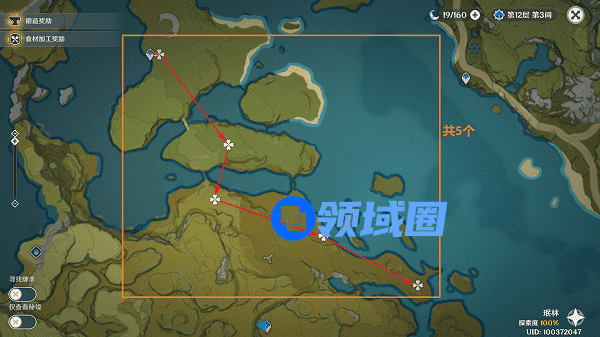 《原神》骗骗花蜜速刷路线图