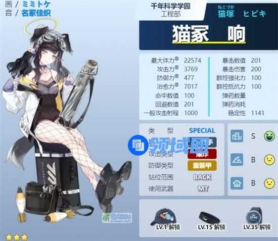 蔚蓝档案猫冢响角色介绍 猫冢响角色定位一览
