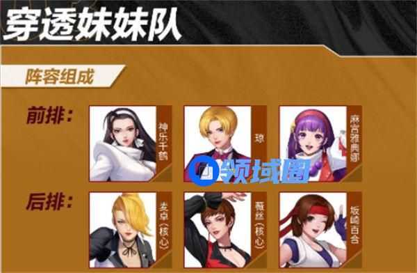 全明星激斗穿透妹妹队阵容怎么搭配 全明星激斗穿透妹妹队阵容搭配攻略
