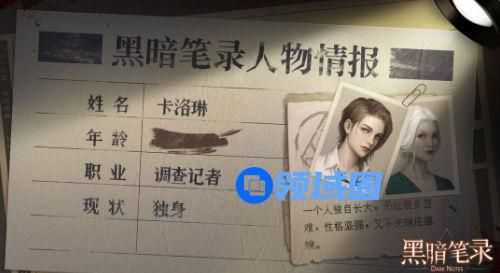 黑暗笔录卡洛琳是谁 黑暗笔录卡洛琳角色介绍