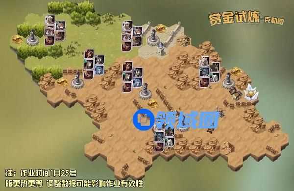 剑与远征废土狂徒克勒恩赏金试炼之地攻略阵容图