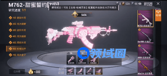 和平精英甜蜜誓约M762多少钱出