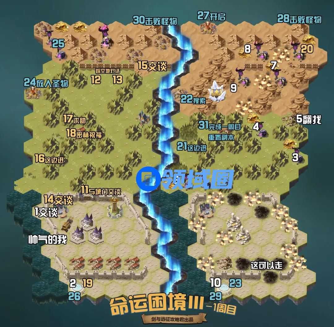 剑与远征命运困境3攻略路线图