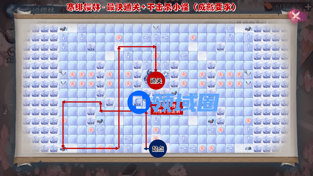 阴阳师松月樱林路线图一览