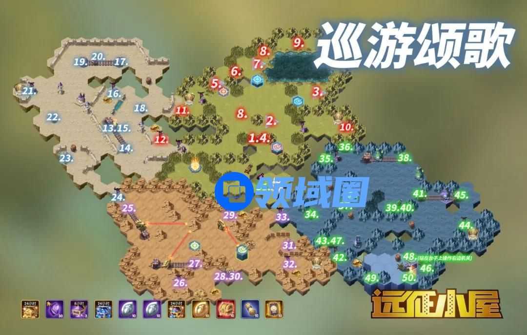 剑与远征巡游颂歌攻略路线图