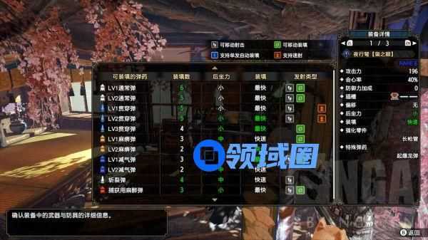 怪物猎人崛起轻弩配装和推荐路线