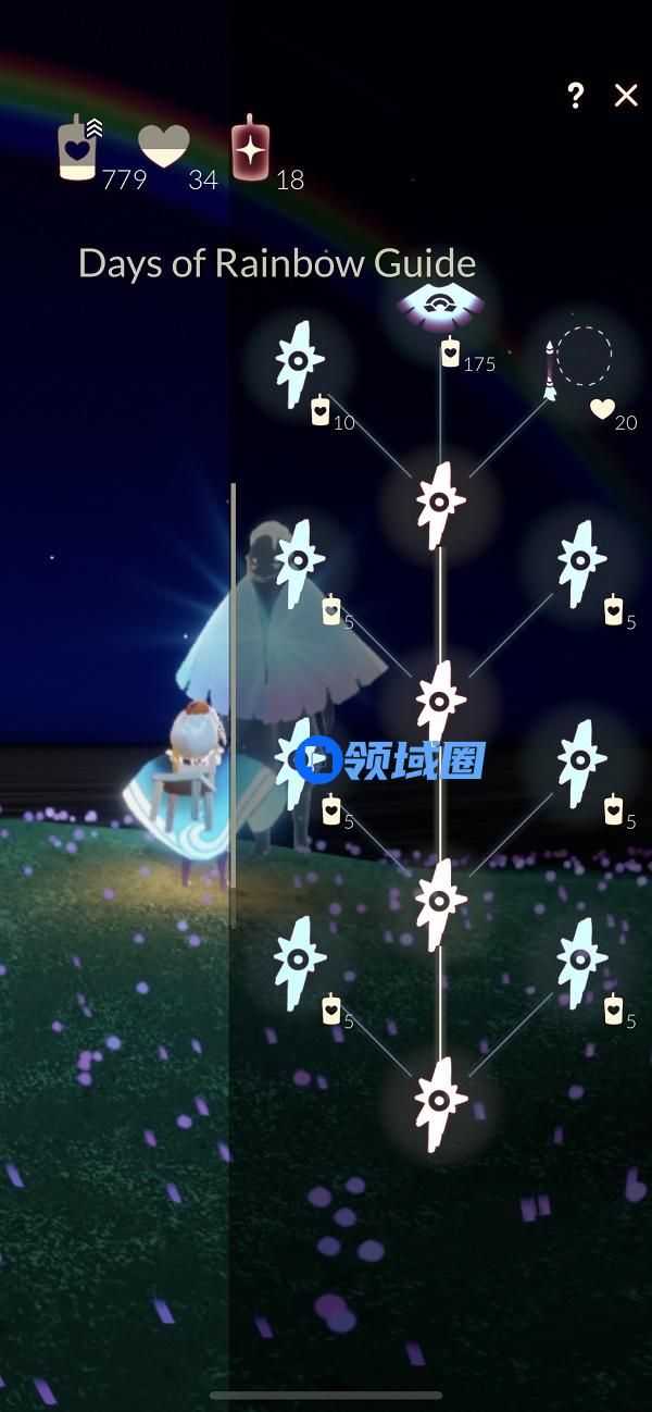 光遇彩虹斗篷兑换图表一览