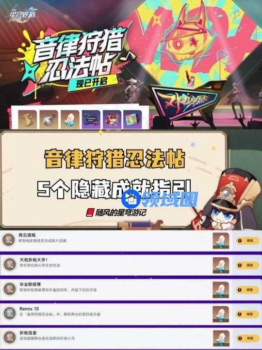 崩坏星穹铁道音律狩猎忍法帖全部成就获取方法[多图]图片1