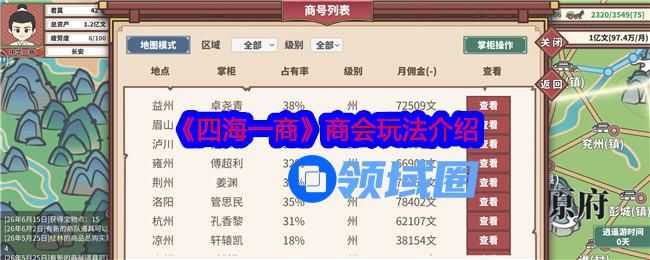 四海一商商会如何玩 商会攻略大全[多图]图片1