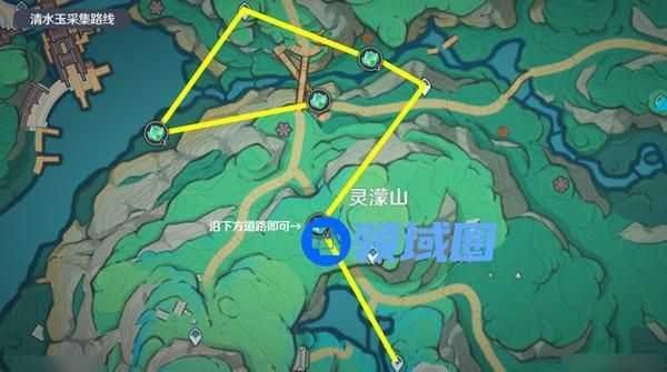 原神蓝砚突破材料收集路线 蓝砚突破材料在哪里收集[多图]图片4