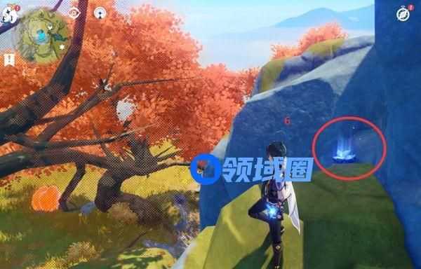 原神绝云星踪陨星碎屑在哪里？庆云顶陨石碎片位置大全[多图]图片5