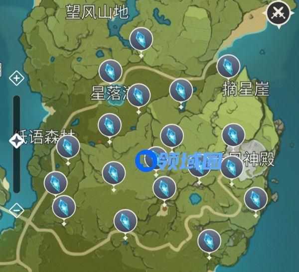 原神陨石位置在哪里？全地图陨星碎屑位置大全[多图]图片5