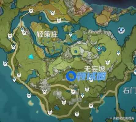 原神轻策庄陨星碎屑位置在哪？20个陨星碎屑地图坐标详细介绍[多图]图片1