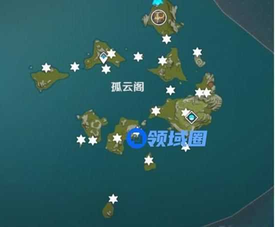 原神孤云阁未知之星碎片位置在哪？20个未知之星碎片位置图文详解[多图]图片1