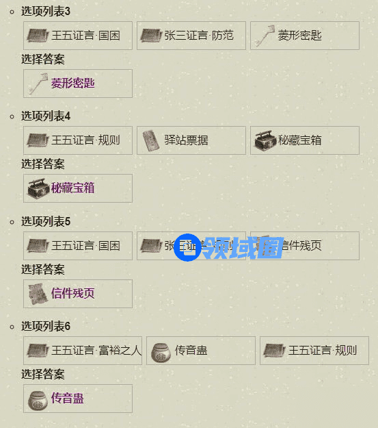 天涯明月刀疑案寻踪锦鲤先人秘藏案答案解答，案件剧情猜想选择攻略[多图]图片7