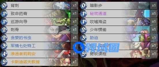 炉石传说对决模式卡组盗贼搭配攻略，对决模式盗贼最佳卡组推荐[多图]图片2