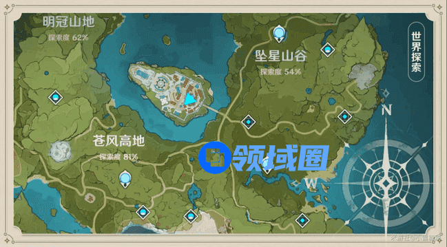 原神怎么让探索度快速提升？1.1版本探索度100%完成方法一览[多图]图片2