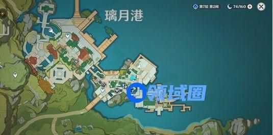 原神此诗送此城任务怎么完成？任务领取NPC清昼详细位置说明[多图]图片1