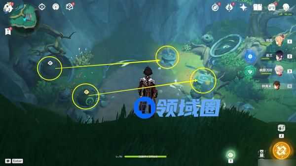 原神彩蝶翩然过谷中任务怎么过 彩蝶翩然过谷中5个蝴蝶位置[多图]图片5