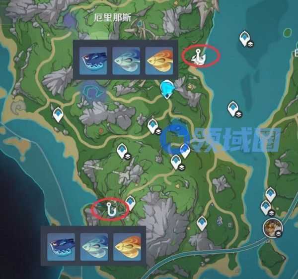 原神灰河渡手钓鱼点位在哪里 灰河渡手精炼材料钓鱼点分享[多图]图片5