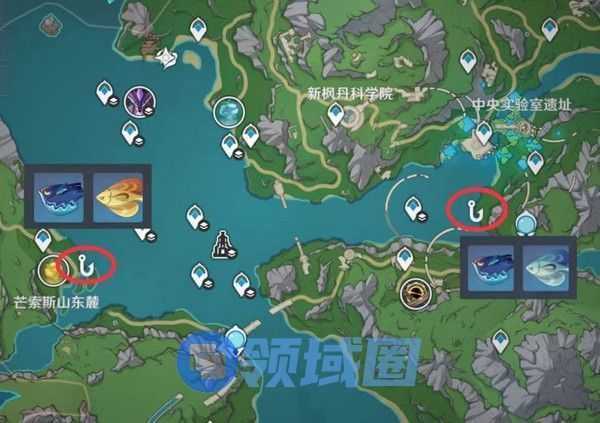 原神灰河渡手钓鱼点位在哪里 灰河渡手精炼材料钓鱼点分享[多图]图片8