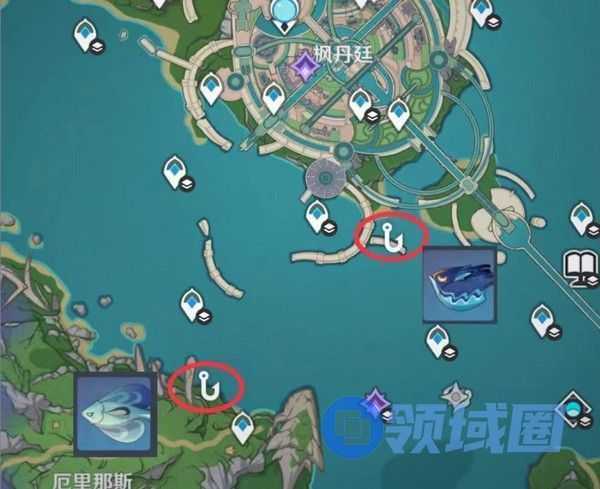 原神灰河渡手钓鱼点位在哪里 灰河渡手精炼材料钓鱼点分享[多图]图片9