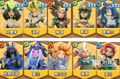 冲啊原始人sss角色获取方法一览