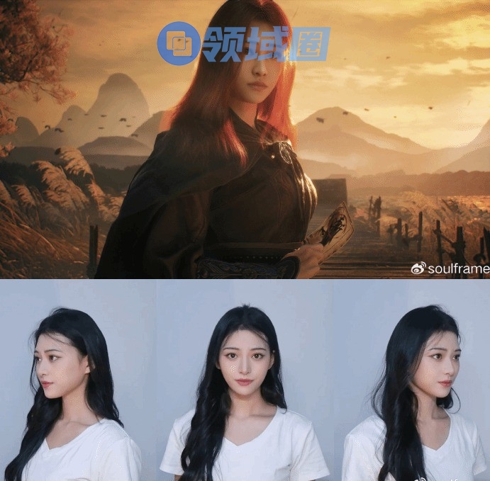 《影之刃零》女角脸模章谨之:看到游戏形象很开心